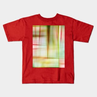 Abstract Plaid Quilt Kids T-Shirt